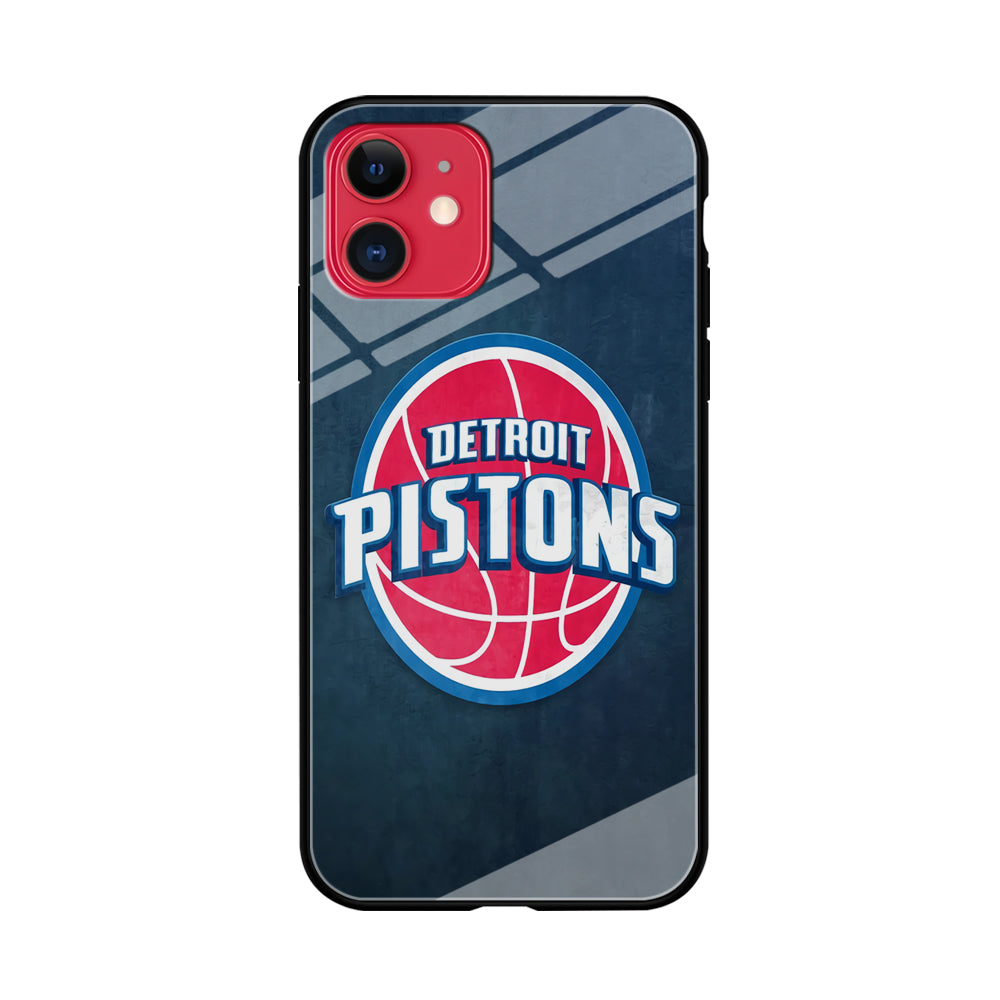 NBA Detroit Pistons Basketball 002 iPhone 11 Case-Phone Case-Tempered Glass Case-Altracase