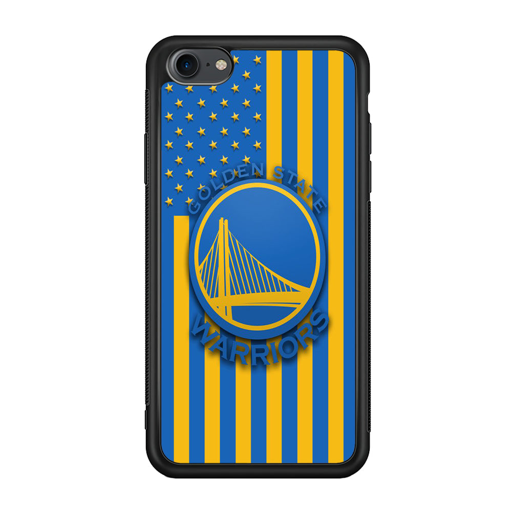 NBA Golden State Warriors Basketball 001 iPhone 7 Case-Phone Case-Rubber Black (2D Case)-Altracase