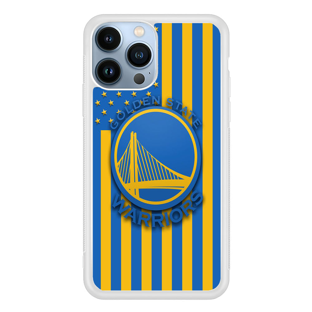 NBA Golden State Warriors Basketball 001 iPhone 13 Pro Case-Phone Case-Rubber White (2D Case)-Altracase