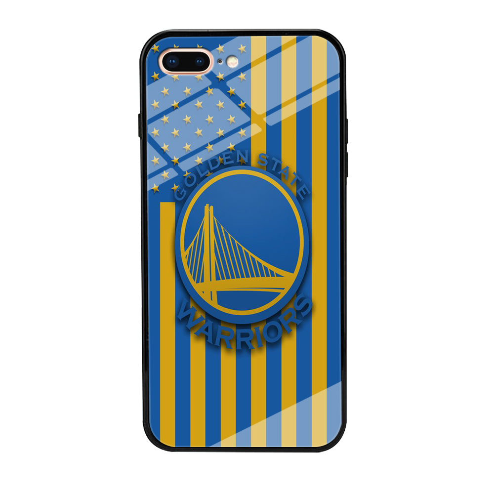 NBA Golden State Warriors Basketball 001 iPhone 8 Plus Case-Phone Case-Tempered Glass Case-Altracase