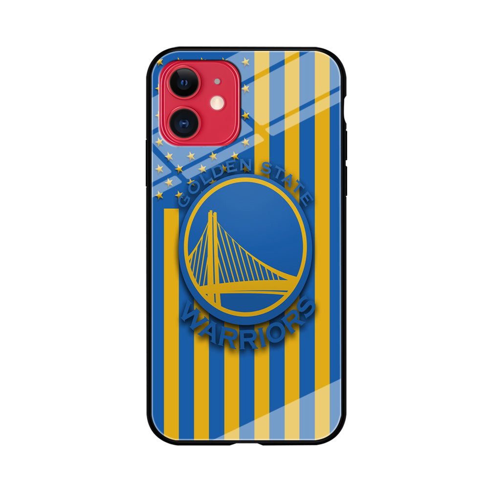 NBA Golden State Warriors Basketball 001 iPhone 11 Case-Phone Case-Tempered Glass Case-Altracase