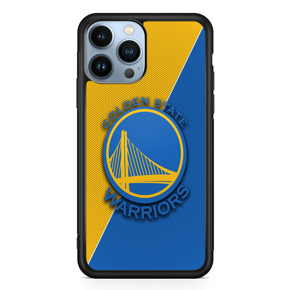 NBA Golden State Warriors Basketball 002 iPhone 13 Pro Max Case-Phone Case-Rubber Black (2D Case)-Altracase