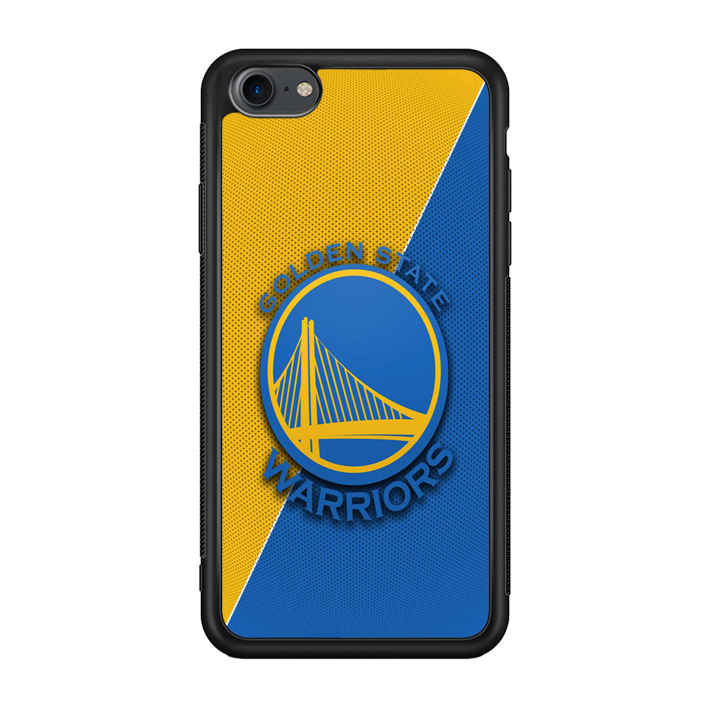 NBA Golden State Warriors Basketball 002 iPhone 7 Case-Phone Case-Rubber Black (2D Case)-Altracase