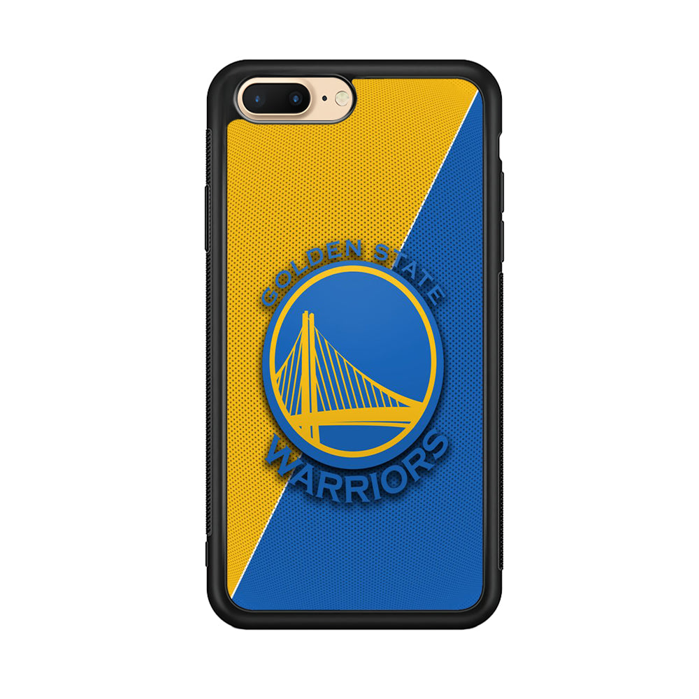 NBA Golden State Warriors Basketball 002 iPhone 7 Plus Case-Phone Case-Rubber Black (2D Case)-Altracase