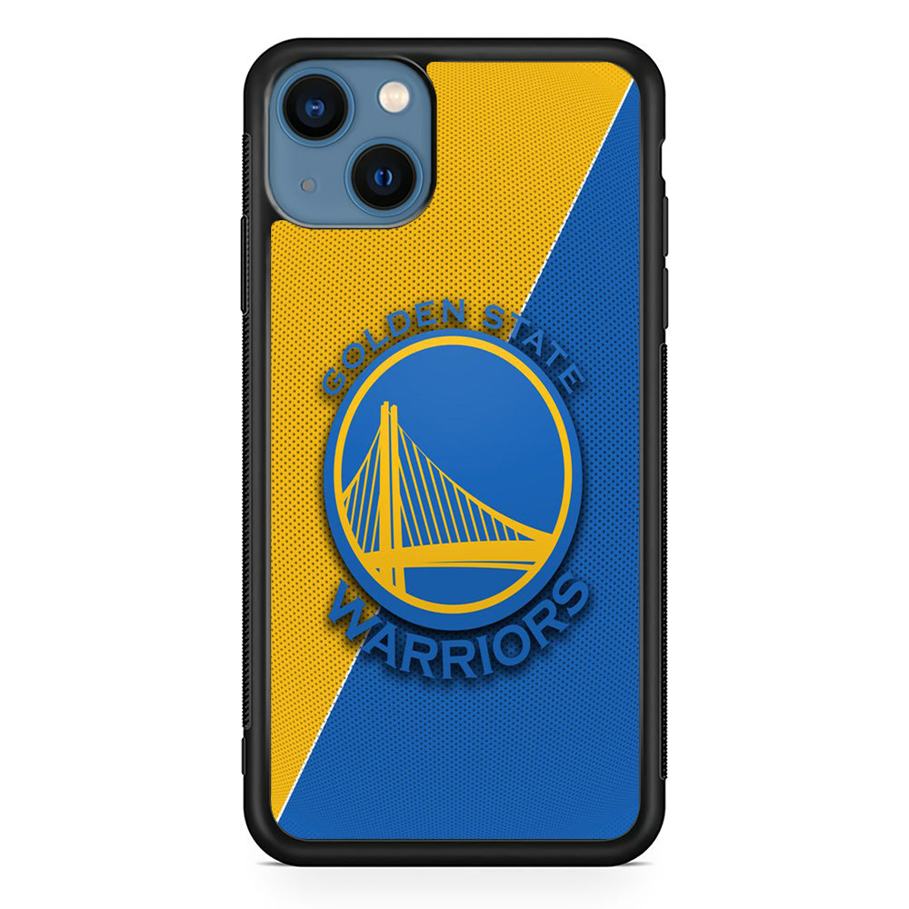 NBA Golden State Warriors Basketball 002 iPhone 13 Mini Case-Phone Case-Rubber Black (2D Case)-Altracase