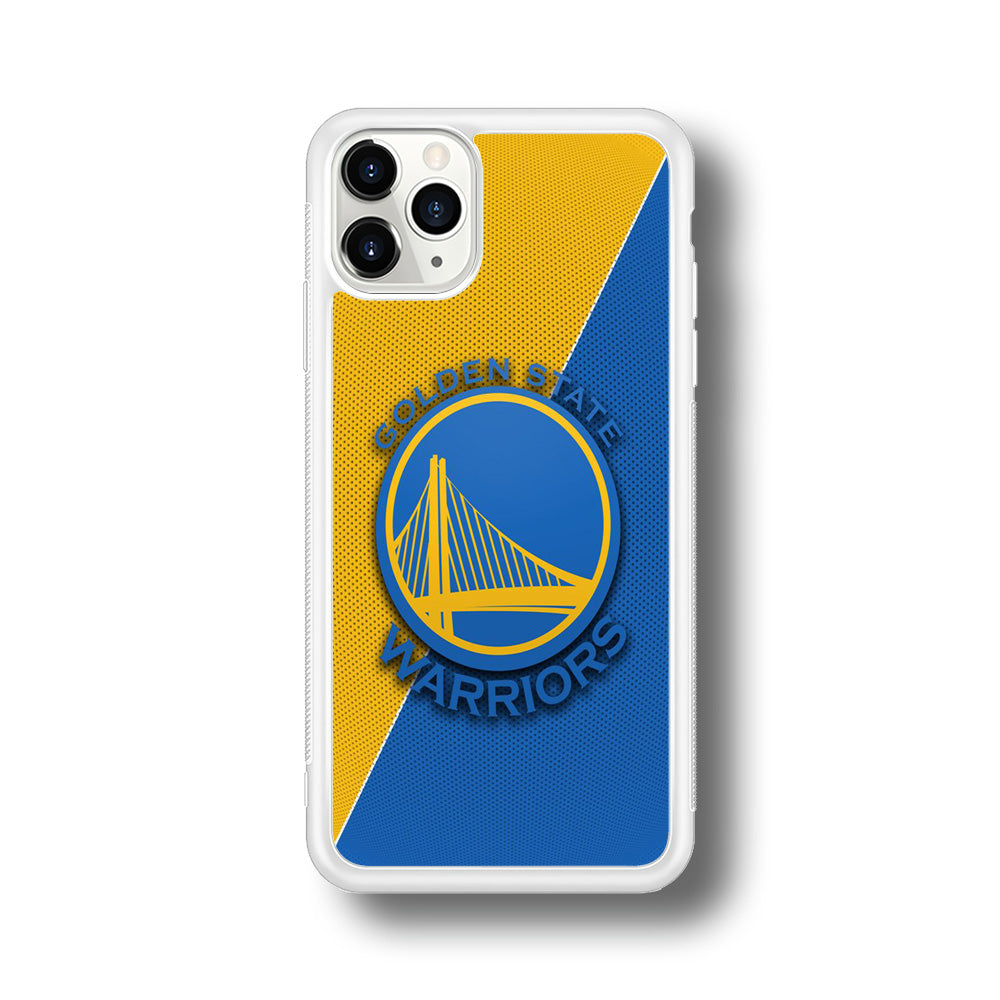 NBA Golden State Warriors Basketball 002 iPhone 11 Pro Max Case-Phone Case-Rubber White (2D Case)-Altracase
