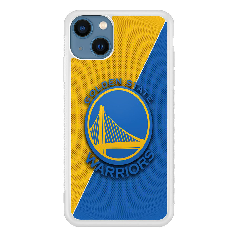 NBA Golden State Warriors Basketball 002 iPhone 13 Mini Case-Phone Case-Rubber White (2D Case)-Altracase