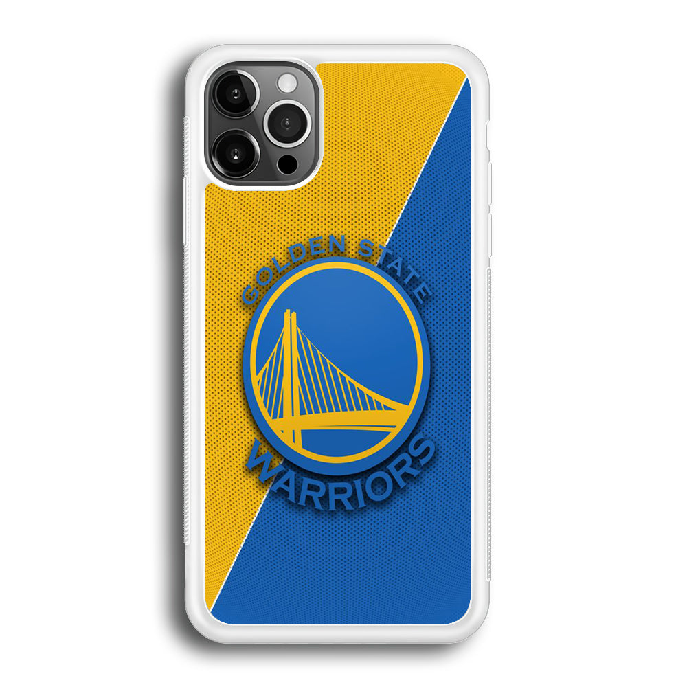 NBA Golden State Warriors Basketball 002 iPhone 12 Pro Max Case-Phone Case-Rubber White (2D Case)-Altracase