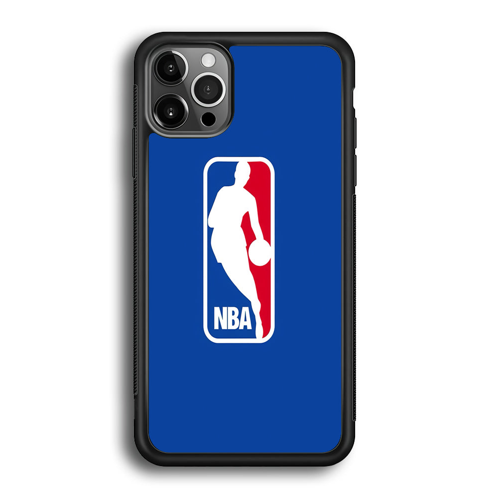NBA Logo iPhone 12 Pro Max Case-Phone Case-Rubber Black (2D Case)-Altracase
