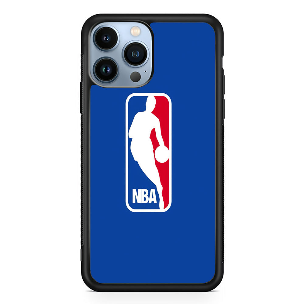 NBA Logo iPhone 13 Pro Case-Phone Case-Rubber Black (2D Case)-Altracase