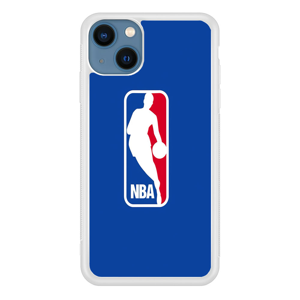 NBA Logo iPhone 13 Mini Case-Phone Case-Rubber White (2D Case)-Altracase