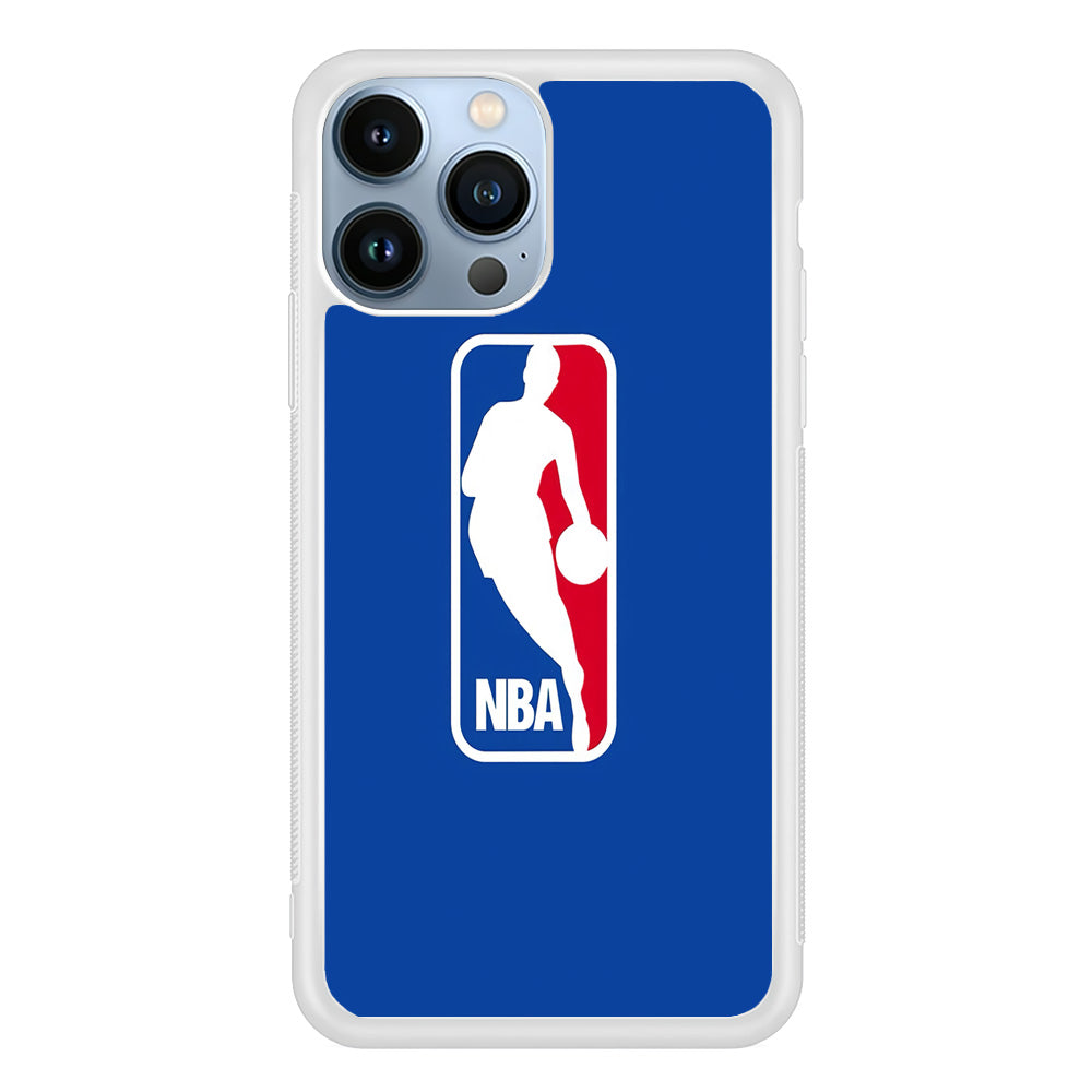 NBA Logo iPhone 13 Pro Case-Phone Case-Rubber White (2D Case)-Altracase