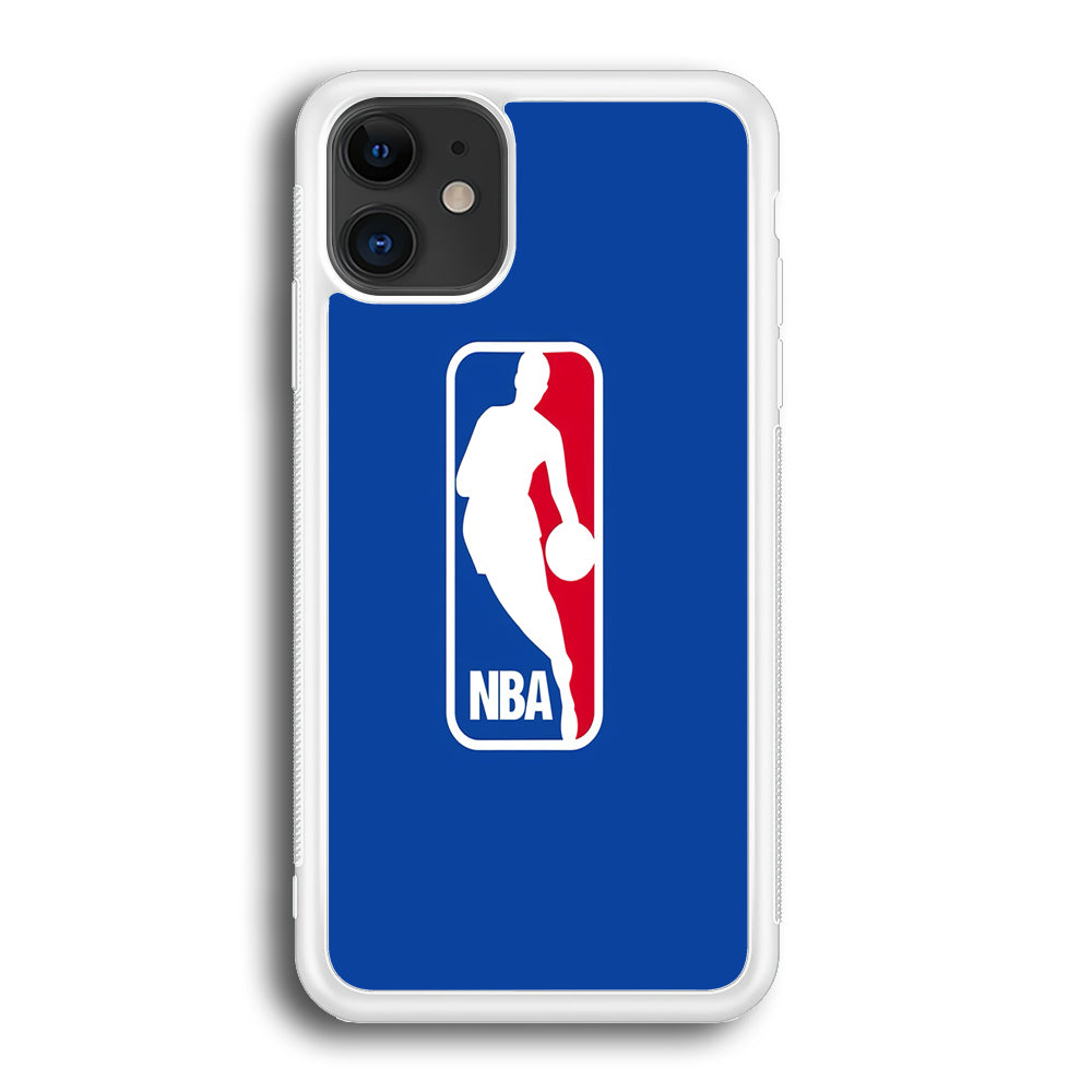 NBA Logo iPhone 12 Case-Phone Case-Rubber White (2D Case)-Altracase
