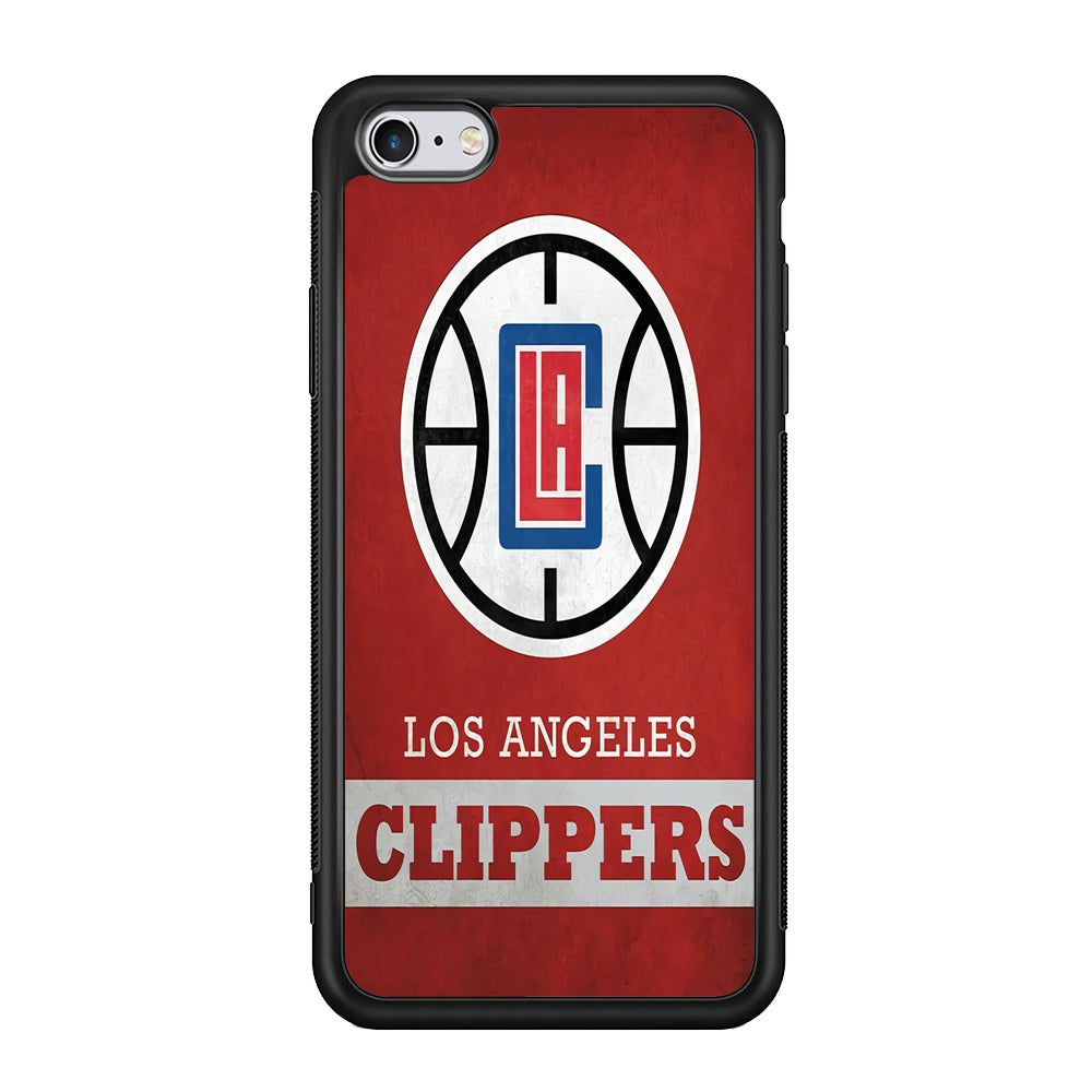 NBA Los Angeles Clippers Basketball 001 iPhone 6 | 6s Case-Phone Case-Rubber Black (2D Case)-Altracase