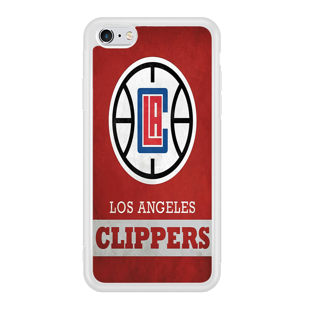 NBA Los Angeles Clippers Basketball 001 iPhone 6 | 6s Case-Phone Case-Rubber White (2D Case)-Altracase