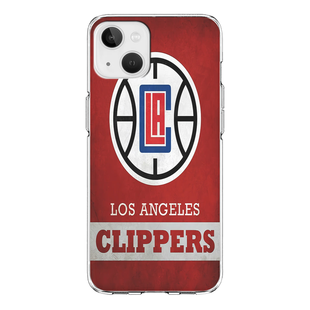 NBA Los Angeles Clippers Basketball 001 iPhone 13 Mini Case-Phone Case-Clear Soft Case-Altracase