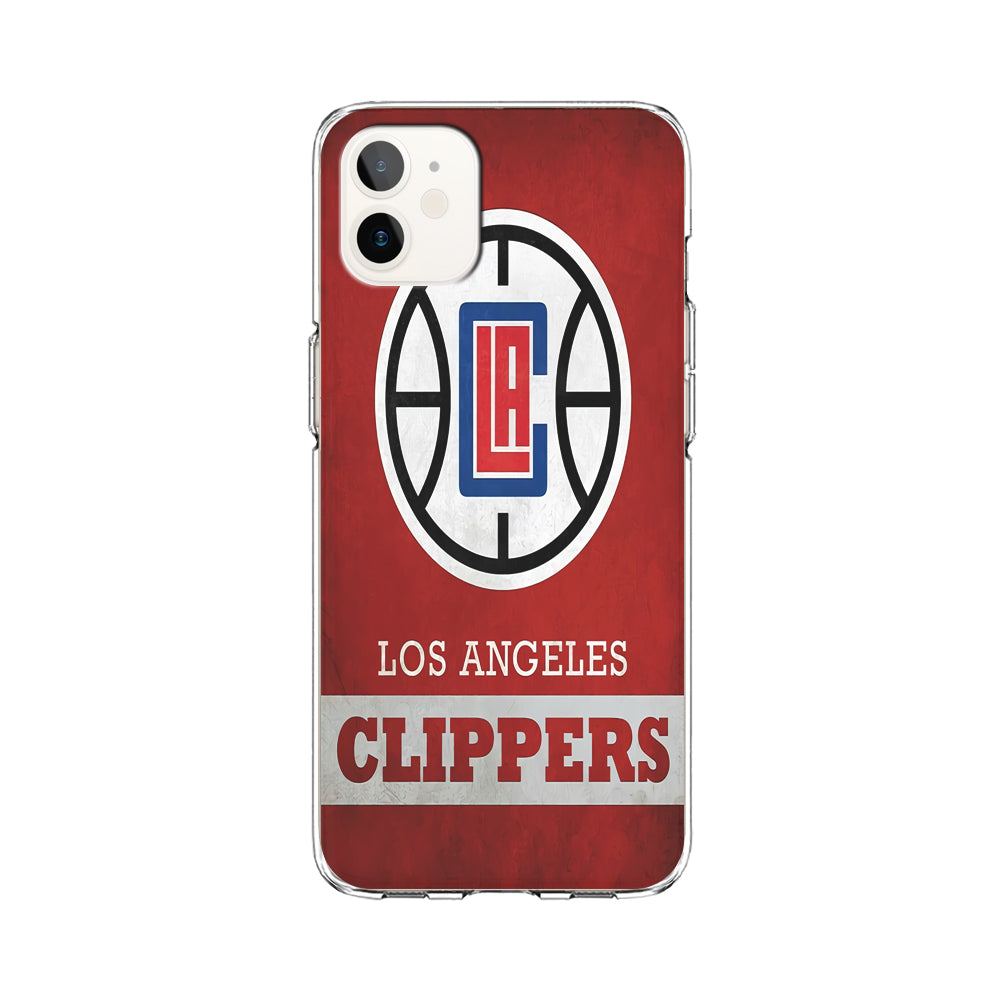 NBA Los Angeles Clippers Basketball 001 iPhone 12 Case-Phone Case-Clear Soft Case-Altracase