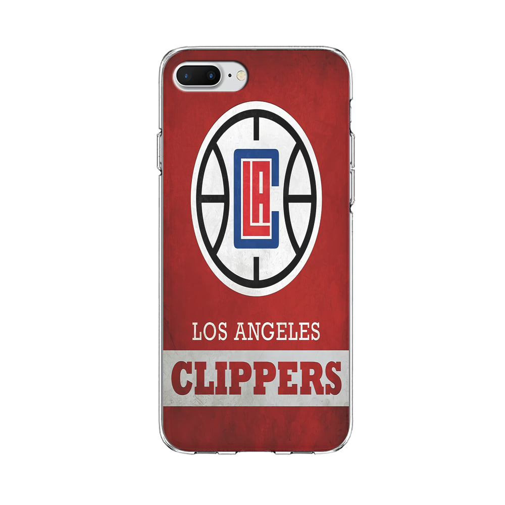 NBA Los Angeles Clippers Basketball 001 iPhone 8 Plus Case-Phone Case-Clear Soft Case-Altracase