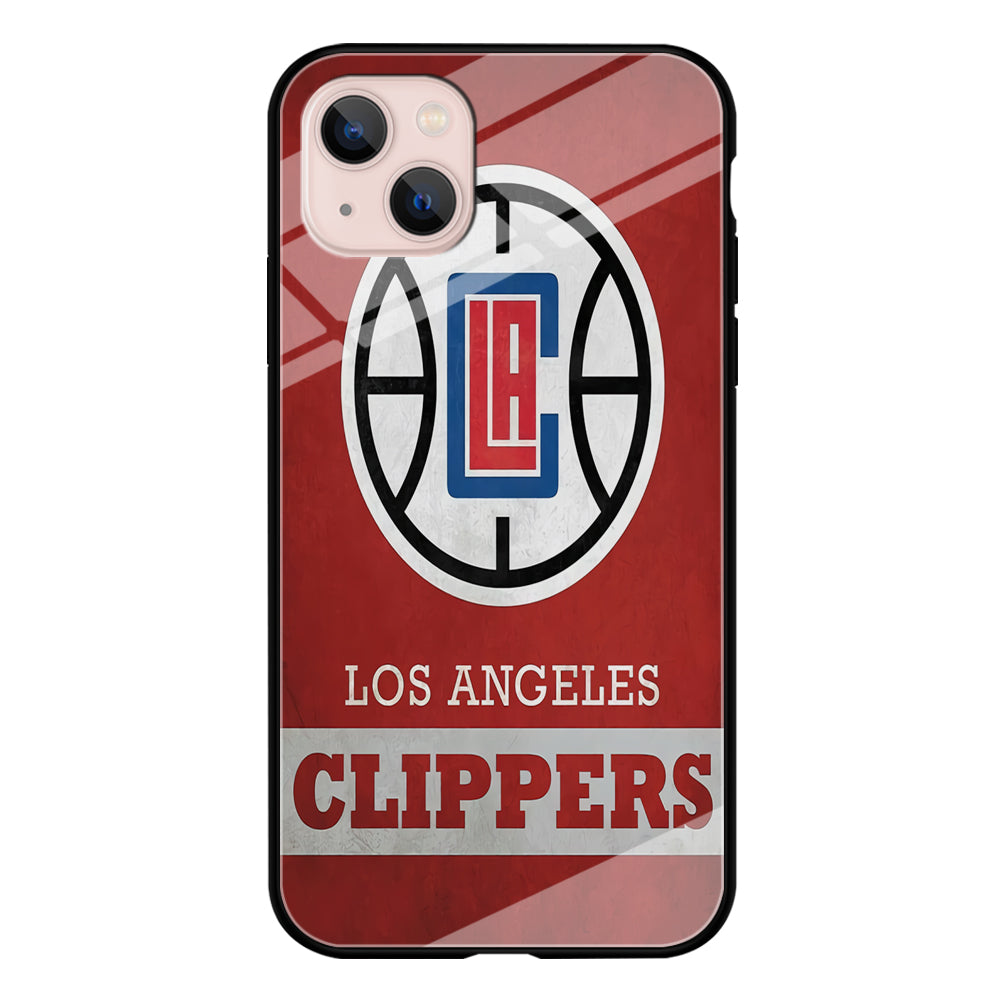 NBA Los Angeles Clippers Basketball 001 iPhone 13 Mini Case-Phone Case-Tempered Glass Case-Altracase