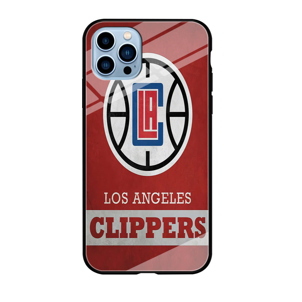 NBA Los Angeles Clippers Basketball 001 iPhone 12 Pro Max Case-Phone Case-Tempered Glass Case-Altracase