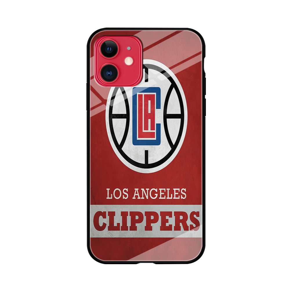 NBA Los Angeles Clippers Basketball 001 iPhone 11 Case-Phone Case-Tempered Glass Case-Altracase