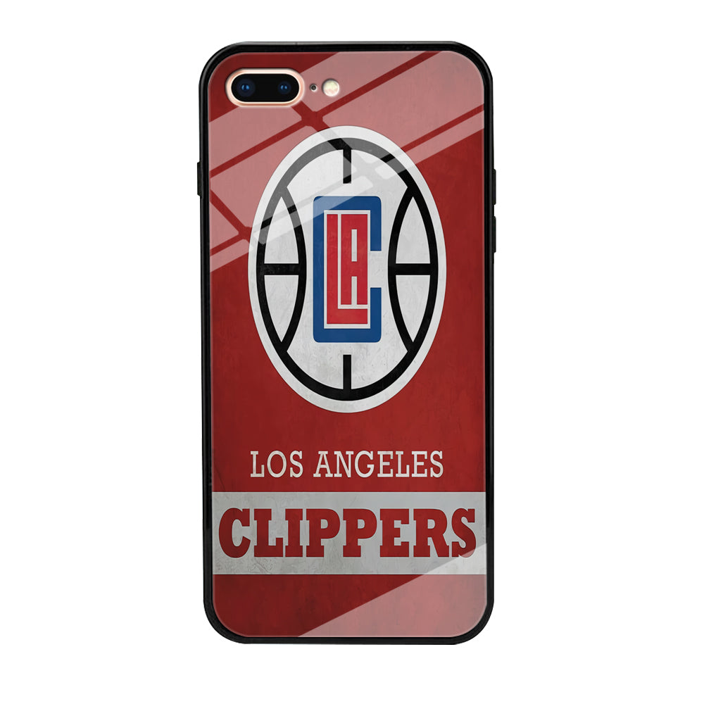 NBA Los Angeles Clippers Basketball 001 iPhone 8 Plus Case-Phone Case-Tempered Glass Case-Altracase