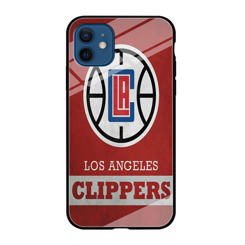 NBA Los Angeles Clippers Basketball 001 iPhone 12 Case-Phone Case-Tempered Glass Case-Altracase
