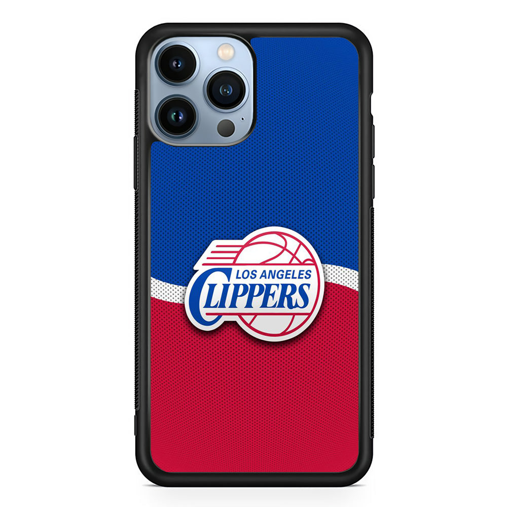 NBA Los Angeles Clippers Basketball 002 iPhone 13 Pro Case-Phone Case-Rubber Black (2D Case)-Altracase