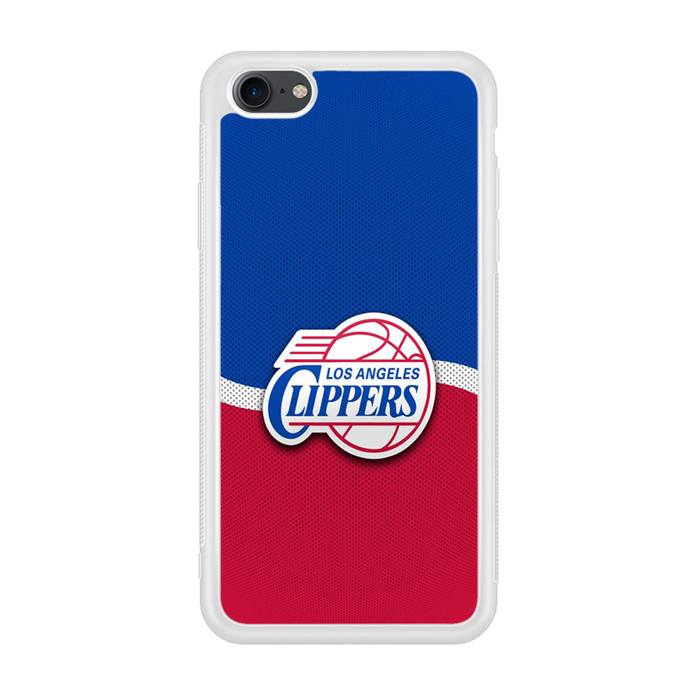 NBA Los Angeles Clippers Basketball 002 iPhone 7 Case-Phone Case-Rubber White (2D Case)-Altracase
