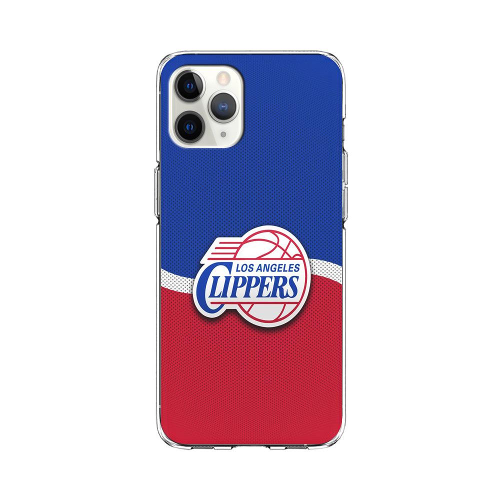 NBA Los Angeles Clippers Basketball 002 iPhone 11 Pro Max Case-Phone Case-Clear Soft Case-Altracase