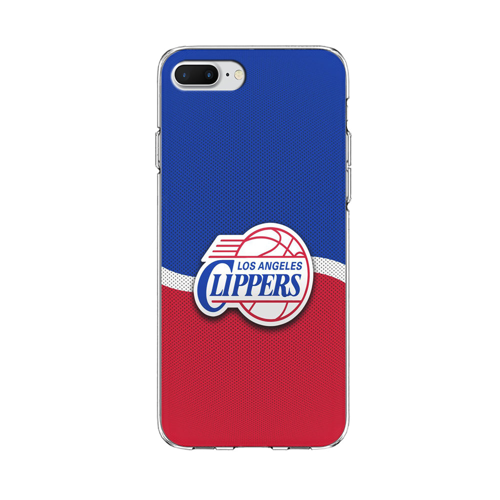 NBA Los Angeles Clippers Basketball 002 iPhone 8 Plus Case-Phone Case-Clear Soft Case-Altracase
