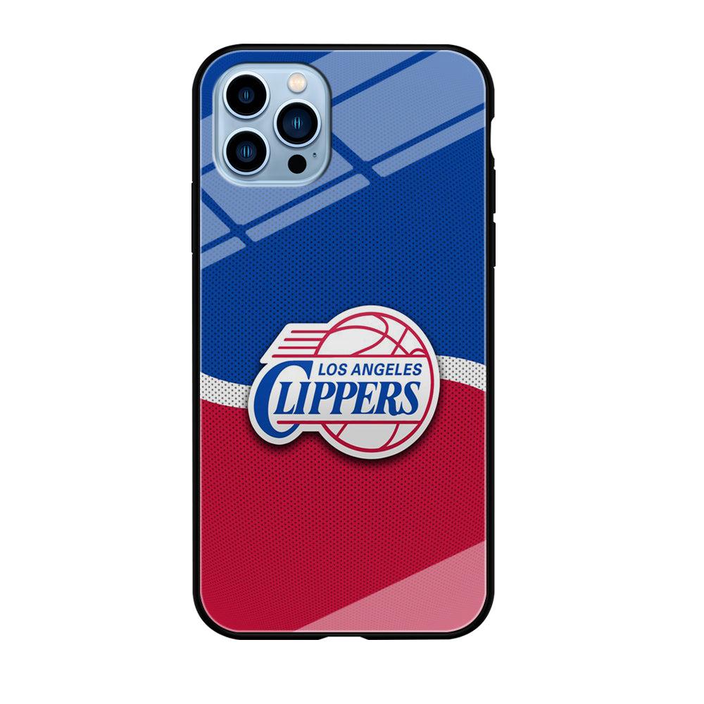 NBA Los Angeles Clippers Basketball 002 iPhone 12 Pro Max Case-Phone Case-Tempered Glass Case-Altracase
