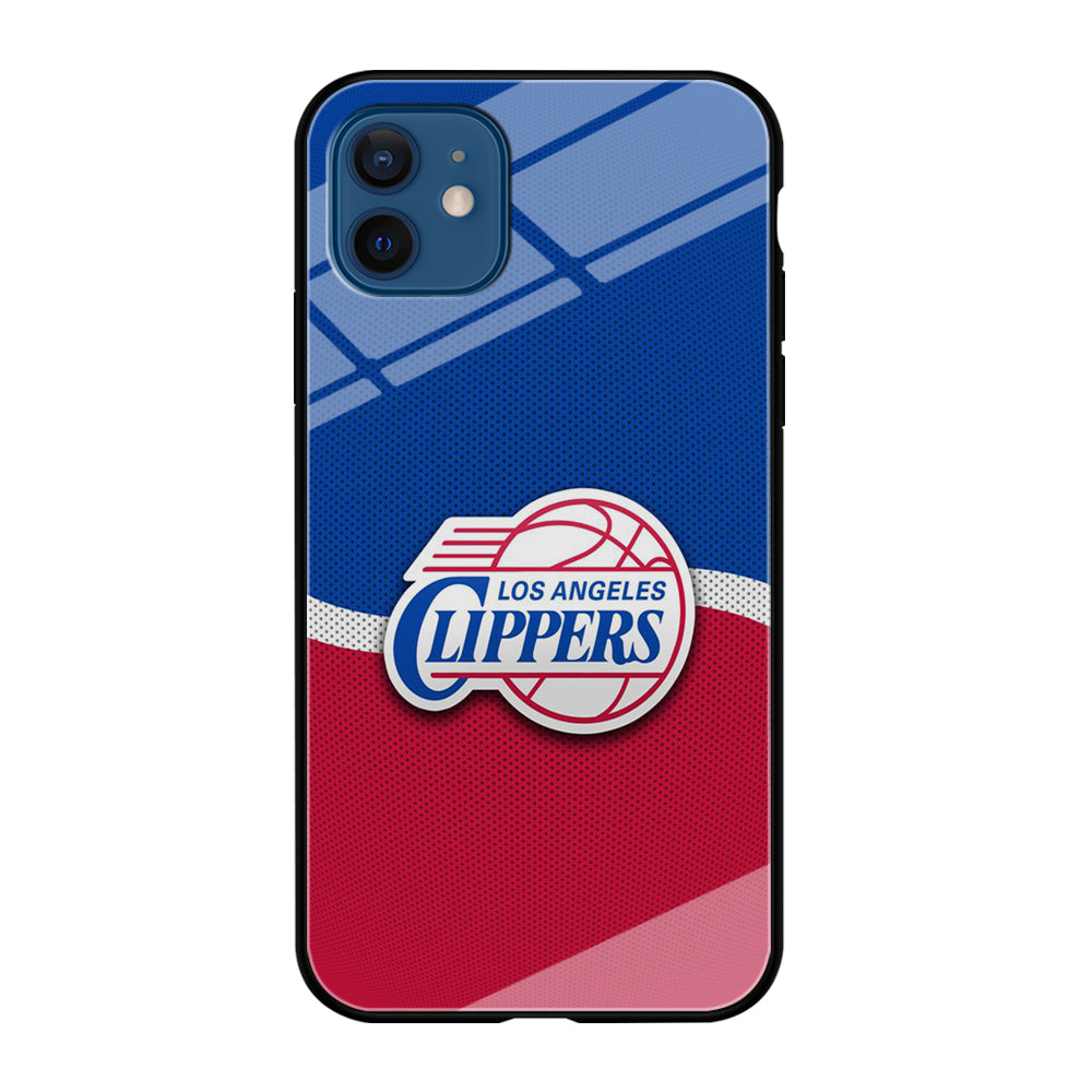NBA Los Angeles Clippers Basketball 002 iPhone 12 Case-Phone Case-Tempered Glass Case-Altracase