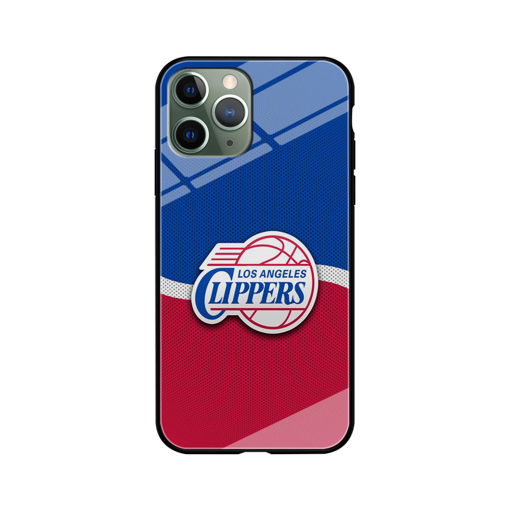 NBA Los Angeles Clippers Basketball 002 iPhone 11 Pro Max Case-Phone Case-Tempered Glass Case-Altracase