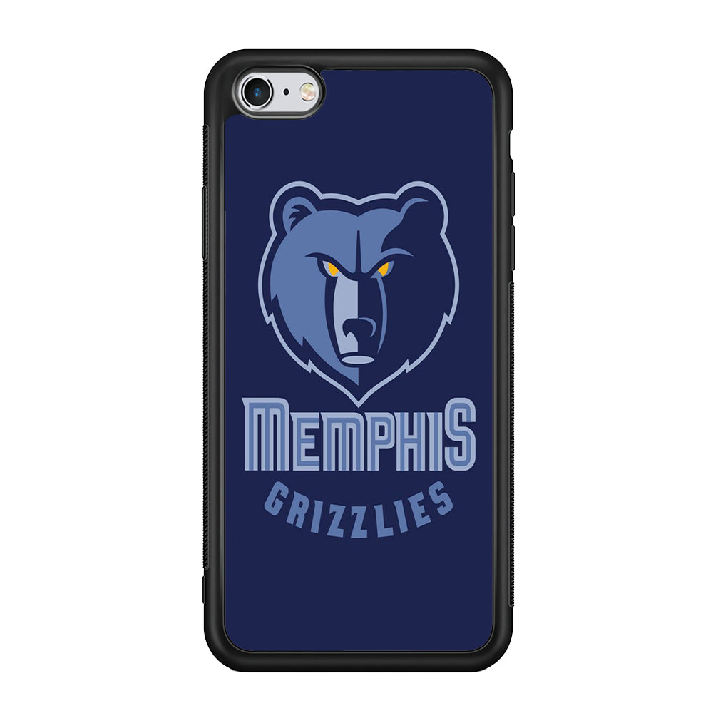 NBA Memphis Grizzlies Basketball 001 iPhone 6 | 6s Case-Phone Case-Rubber Black (2D Case)-Altracase