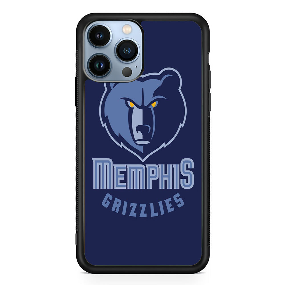 NBA Memphis Grizzlies Basketball 001 iPhone 13 Pro Case-Phone Case-Rubber Black (2D Case)-Altracase