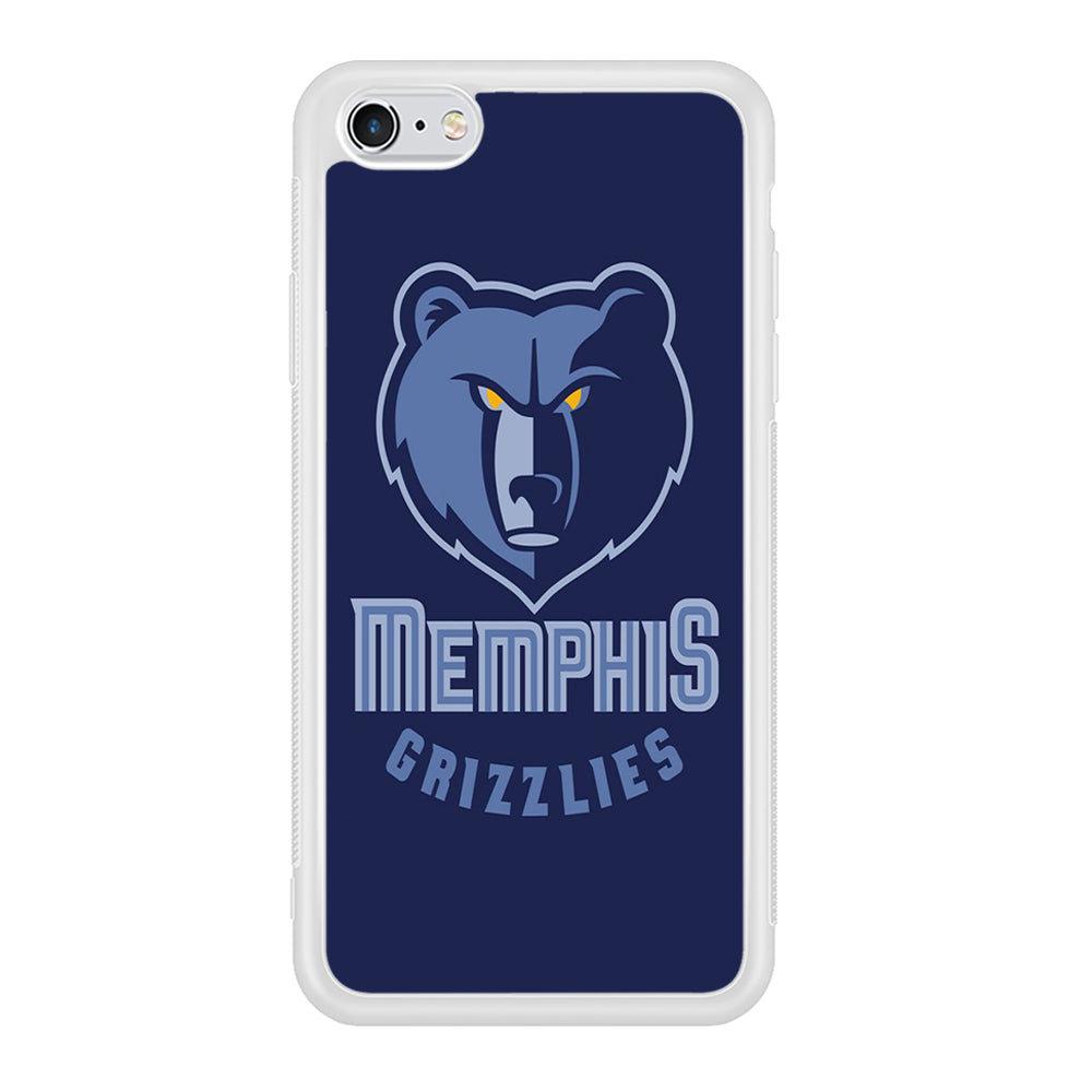 NBA Memphis Grizzlies Basketball 001 iPhone 6 | 6s Case-Phone Case-Rubber White (2D Case)-Altracase