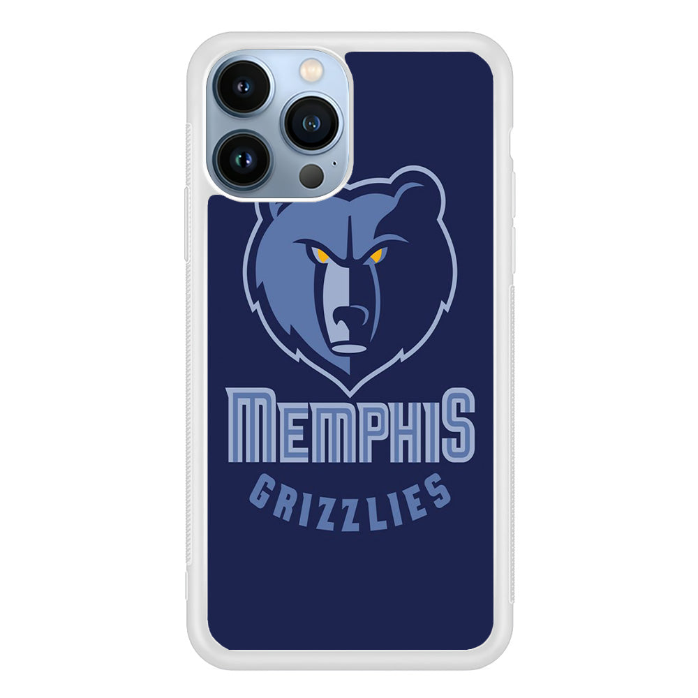 NBA Memphis Grizzlies Basketball 001 iPhone 13 Pro Case-Phone Case-Rubber White (2D Case)-Altracase