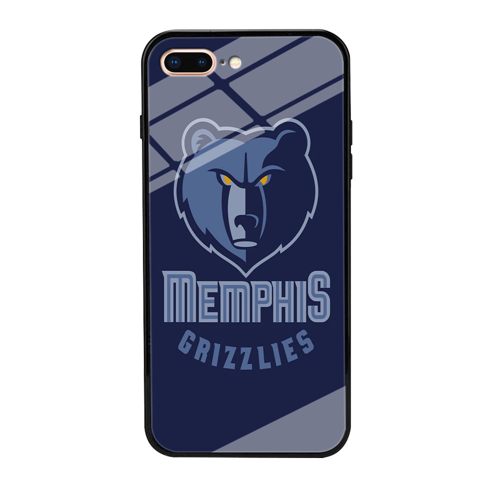 NBA Memphis Grizzlies Basketball 001 iPhone 8 Plus Case-Phone Case-Tempered Glass Case-Altracase