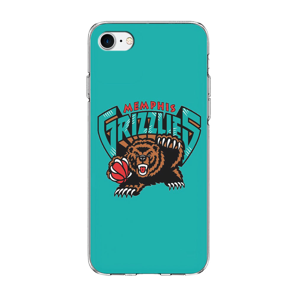 NBA Memphis Grizzlies Basketball 002 iPhone 8 Case-Phone Case-Clear Soft Case-Altracase