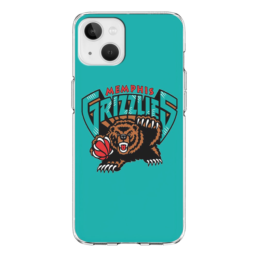 NBA Memphis Grizzlies Basketball 002 iPhone 13 Mini Case-Phone Case-Clear Soft Case-Altracase