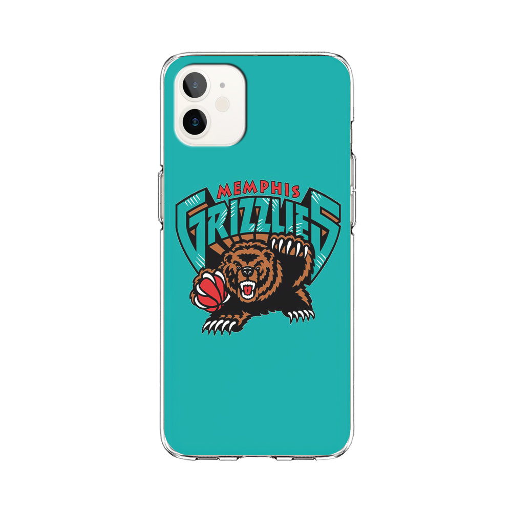 NBA Memphis Grizzlies Basketball 002 iPhone 12 Case-Phone Case-Clear Soft Case-Altracase