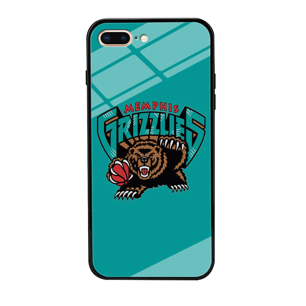 NBA Memphis Grizzlies Basketball 002 iPhone 8 Plus Case-Phone Case-Tempered Glass Case-Altracase