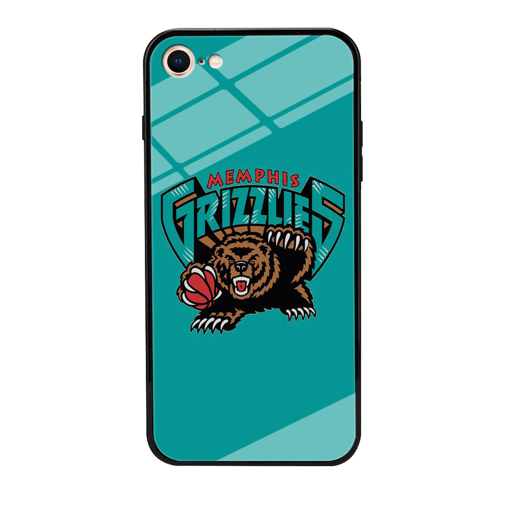 NBA Memphis Grizzlies Basketball 002 iPhone 7 Case-Phone Case-Tempered Glass Case-Altracase