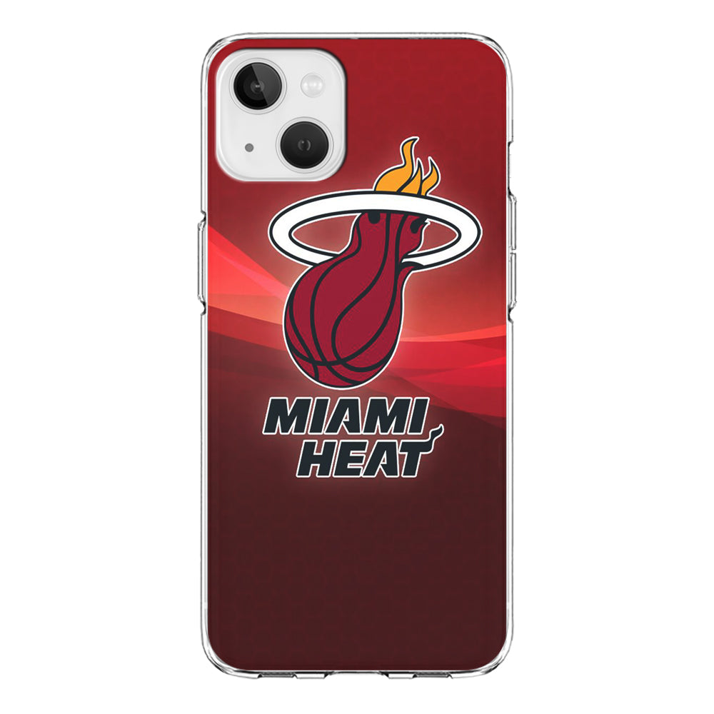 NBA Miami Heat Basketball 001 iPhone 13 Mini Case-Phone Case-Clear Soft Case-Altracase