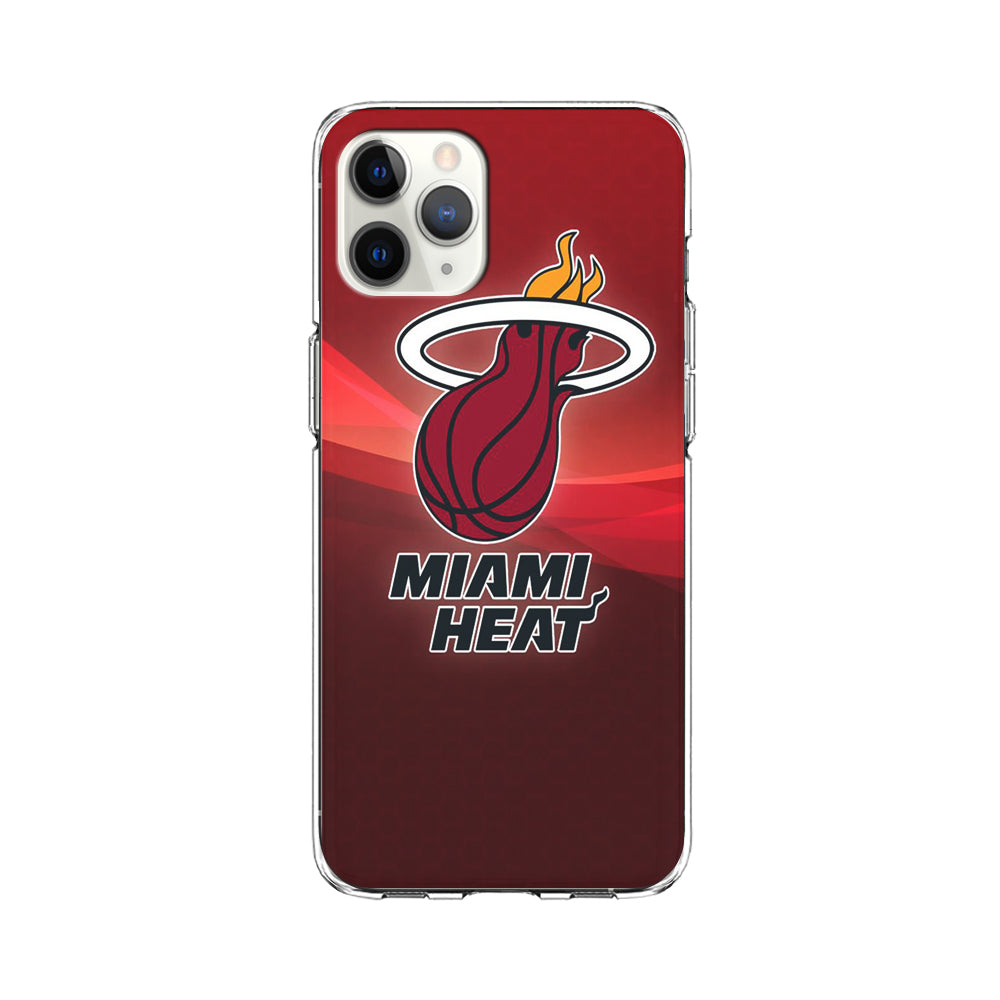 NBA Miami Heat Basketball 001 iPhone 11 Pro Max Case-Phone Case-Clear Soft Case-Altracase