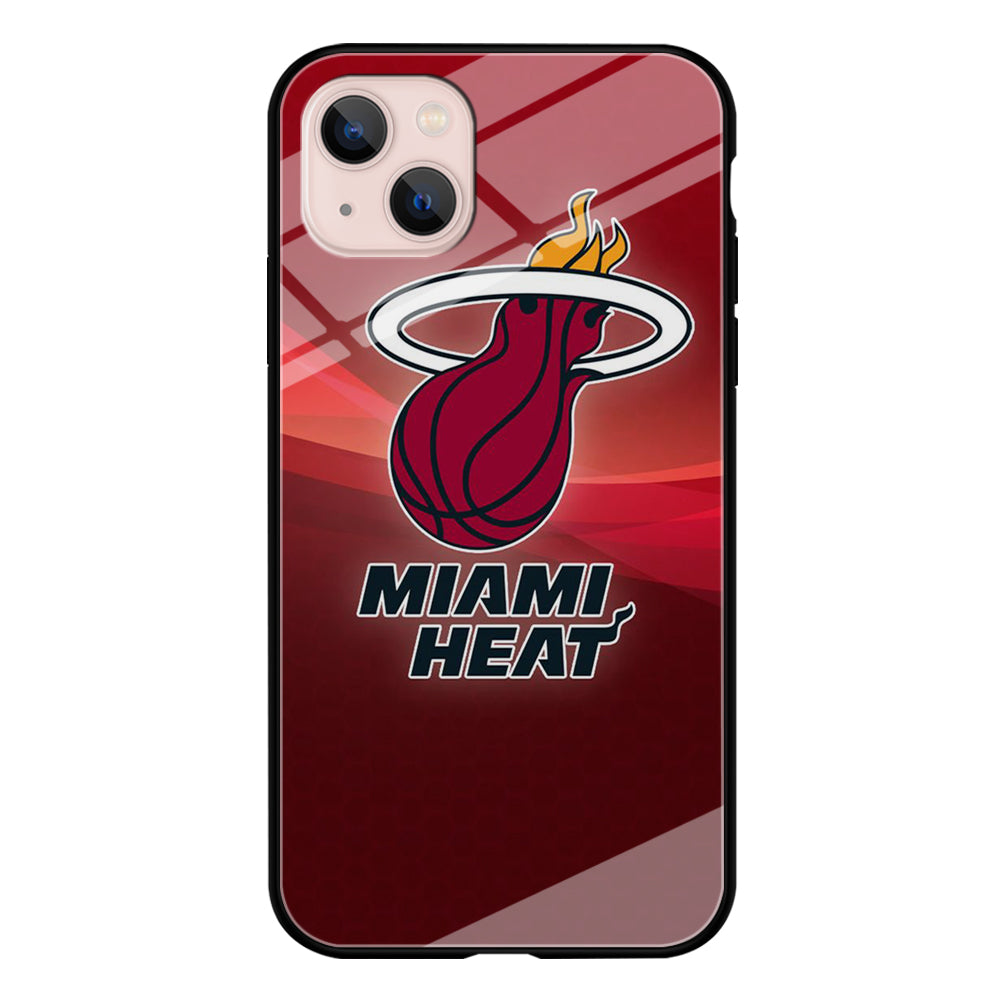 NBA Miami Heat Basketball 001 iPhone 13 Mini Case-Phone Case-Tempered Glass Case-Altracase
