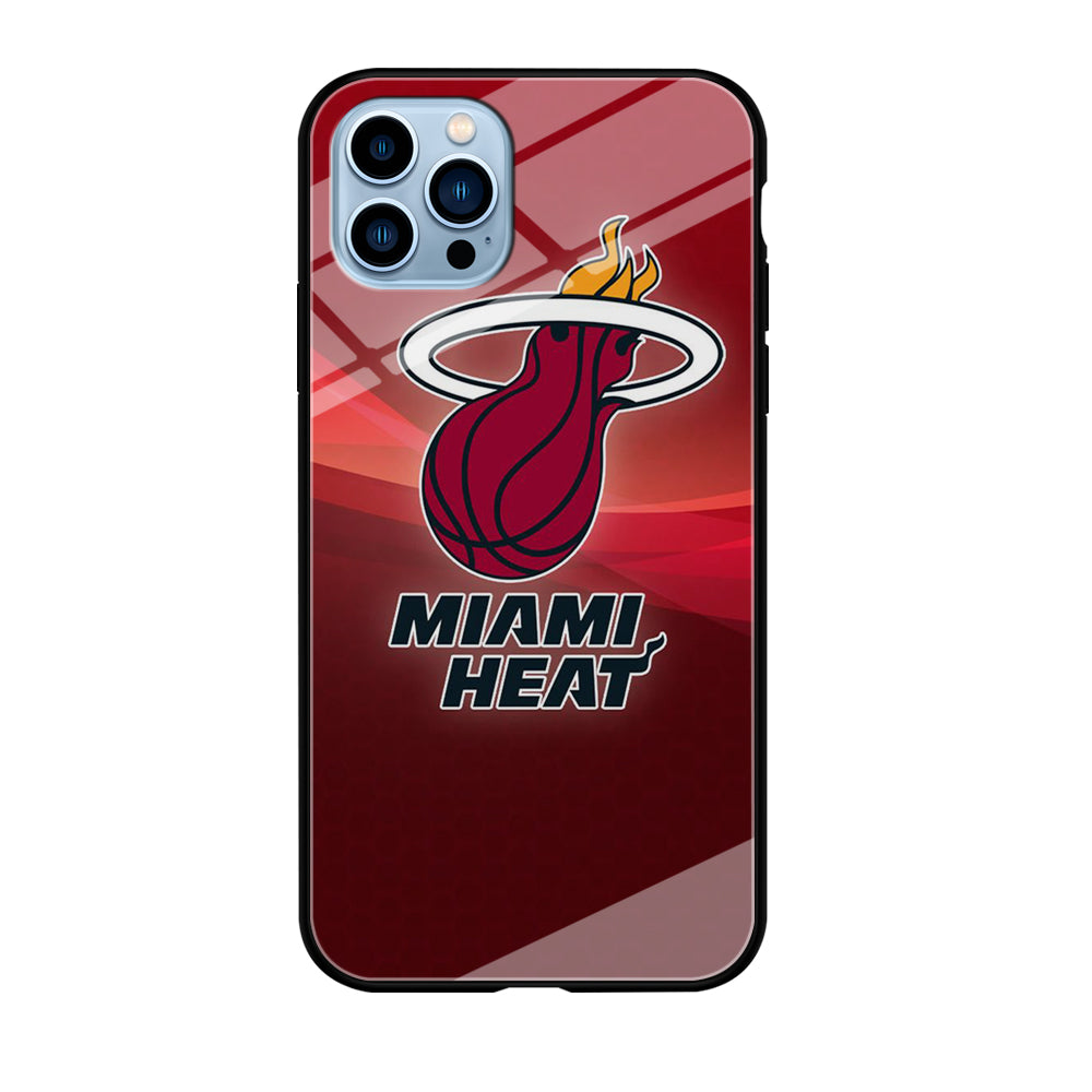 NBA Miami Heat Basketball 001 iPhone 12 Pro Max Case-Phone Case-Tempered Glass Case-Altracase