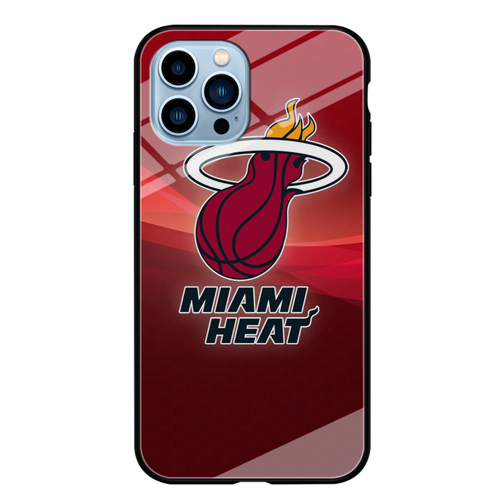 NBA Miami Heat Basketball 001 iPhone 13 Pro Case-Phone Case-Tempered Glass Case-Altracase