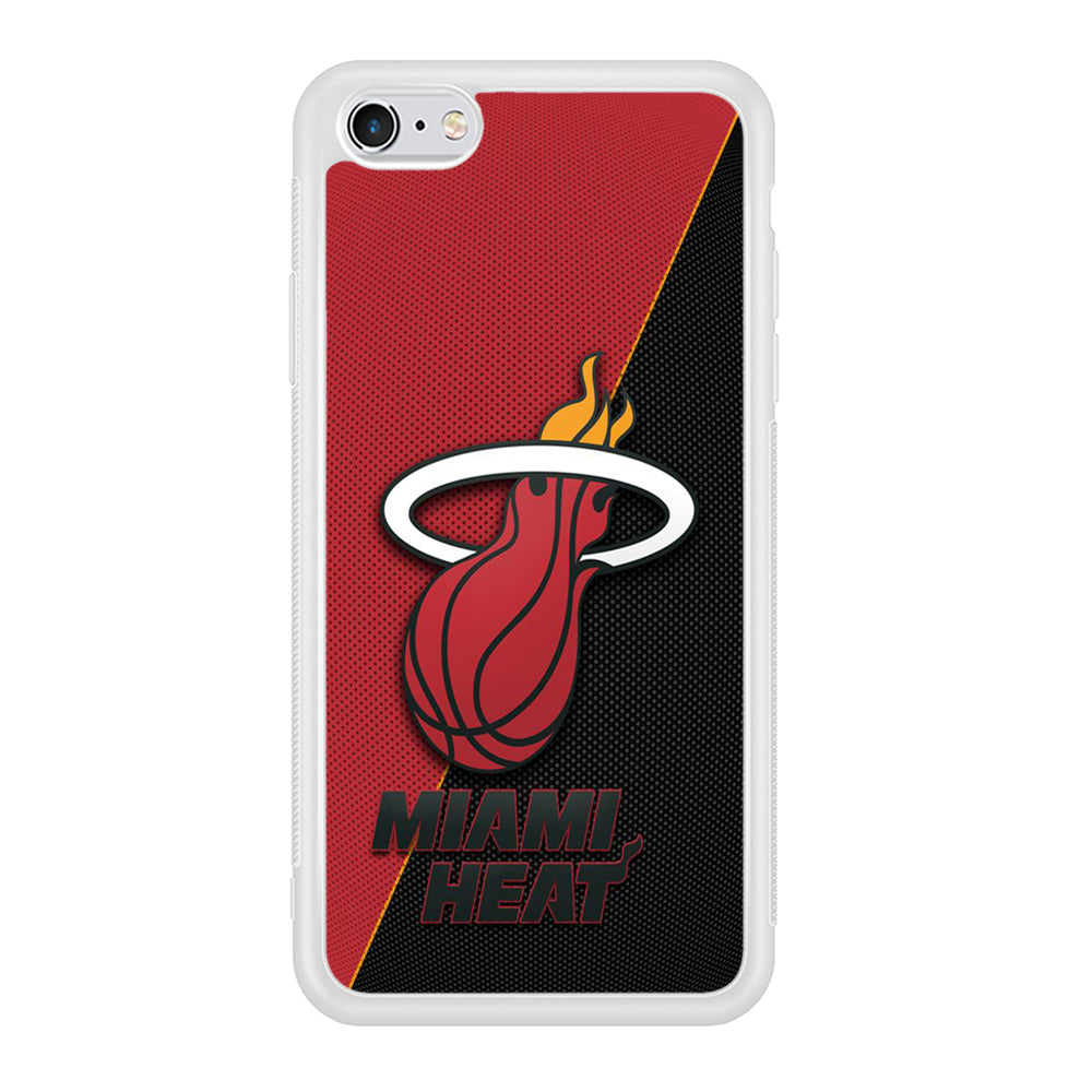 NBA Miami Heat Basketball 002 iPhone 6 | 6s Case-Phone Case-Rubber White (2D Case)-Altracase